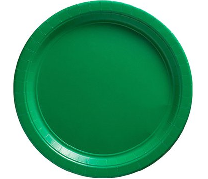 Plato plastico Primo desechable #5 verde paquete con 25 – OFIMART